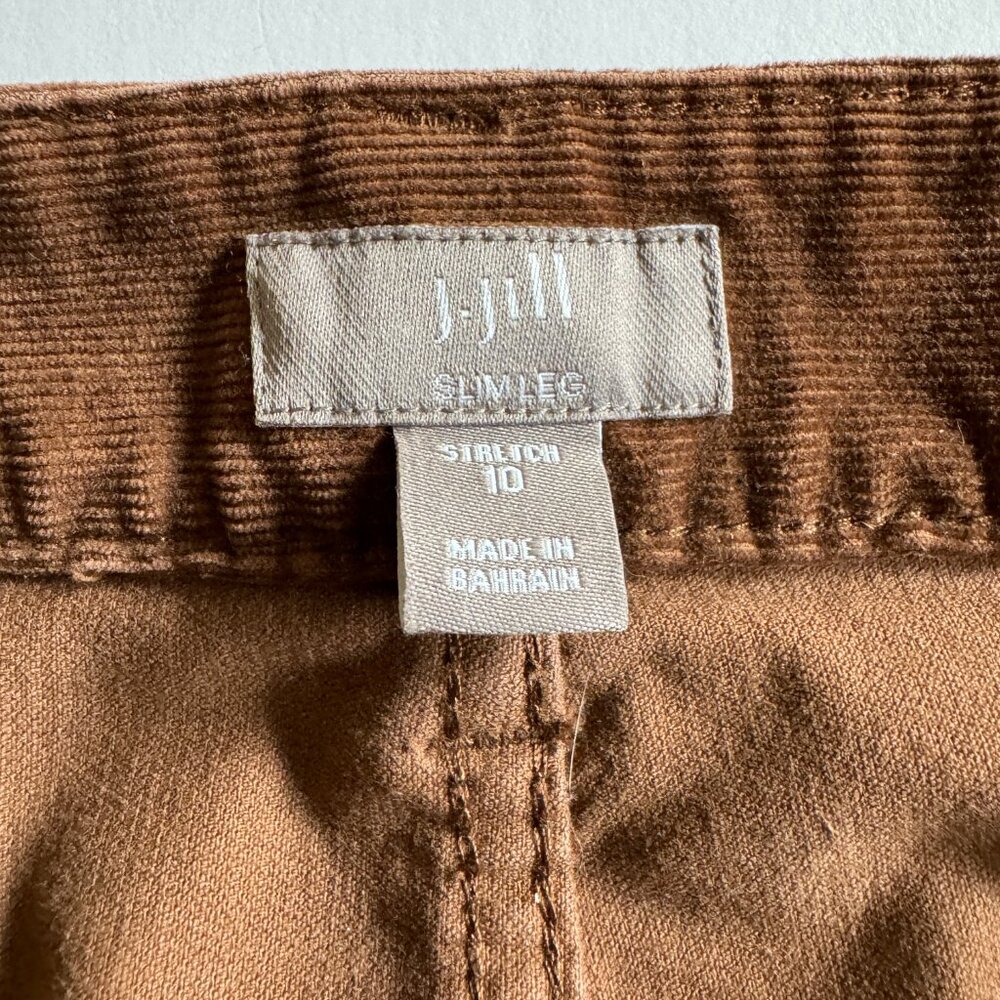 J JIll Corduroy Slim Leg Jeans - Picture 3 of 5